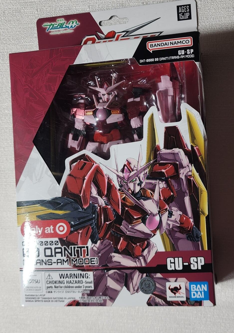 Gundam Universe GU-SP 00 GNT-0000 00 Qan[T] Trans-AM Mode Bandai Figure
